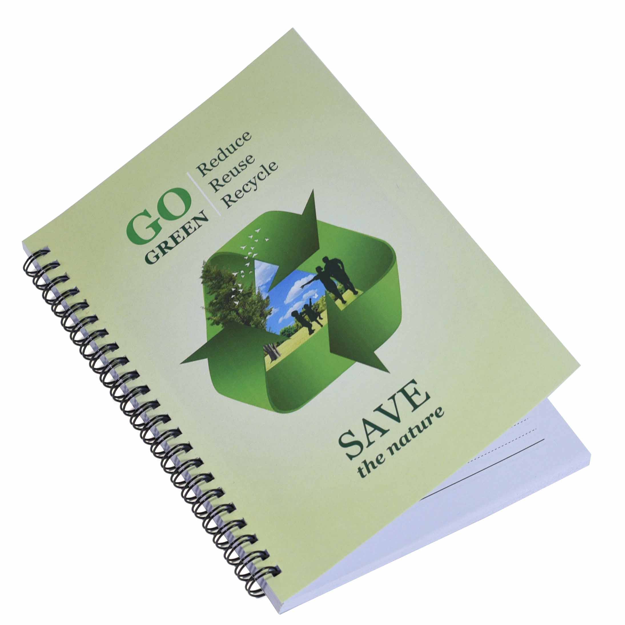 A5 Notebook - Go Green (Pack of 3)