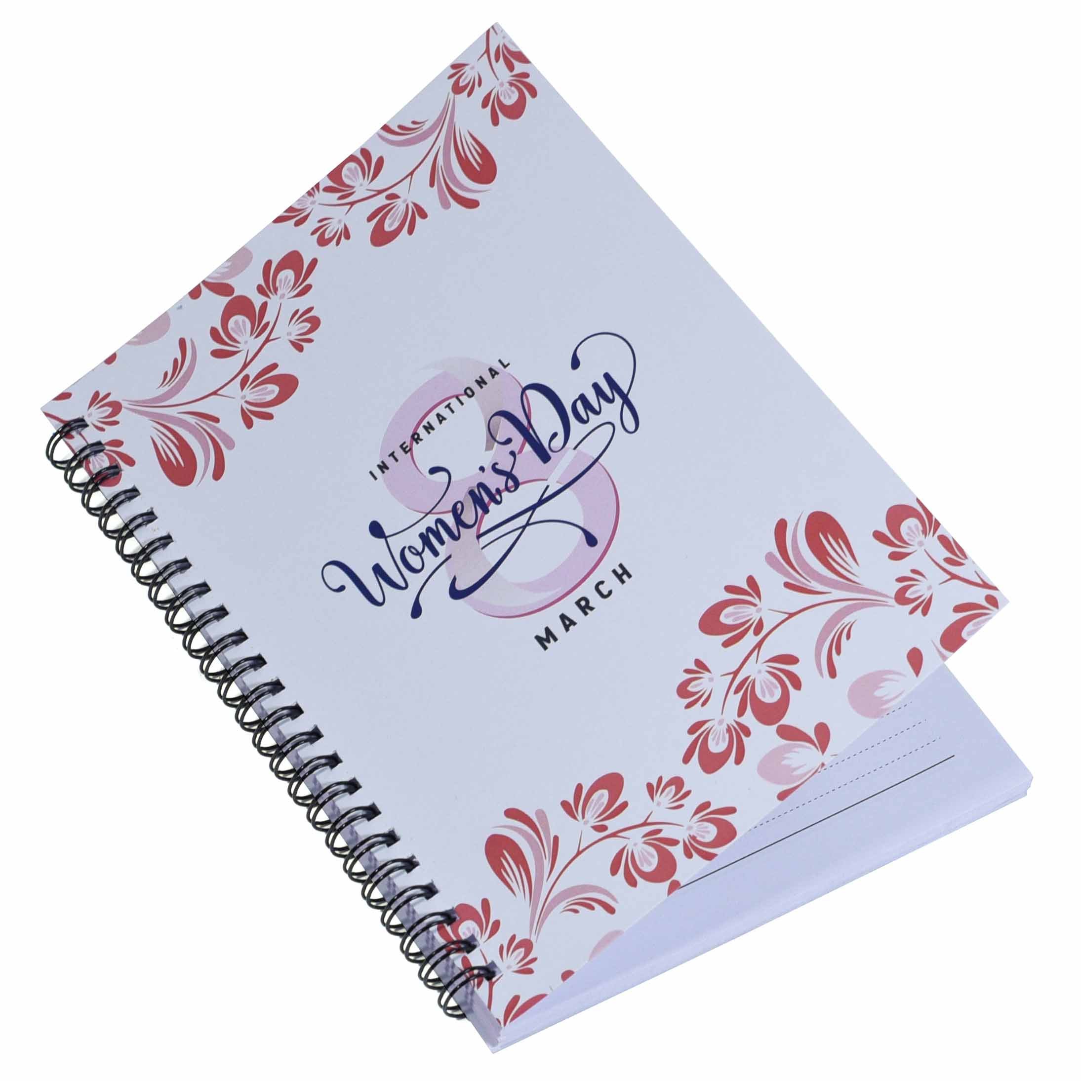 A5 Notebook - Womens Day Floral (Pack of 3)