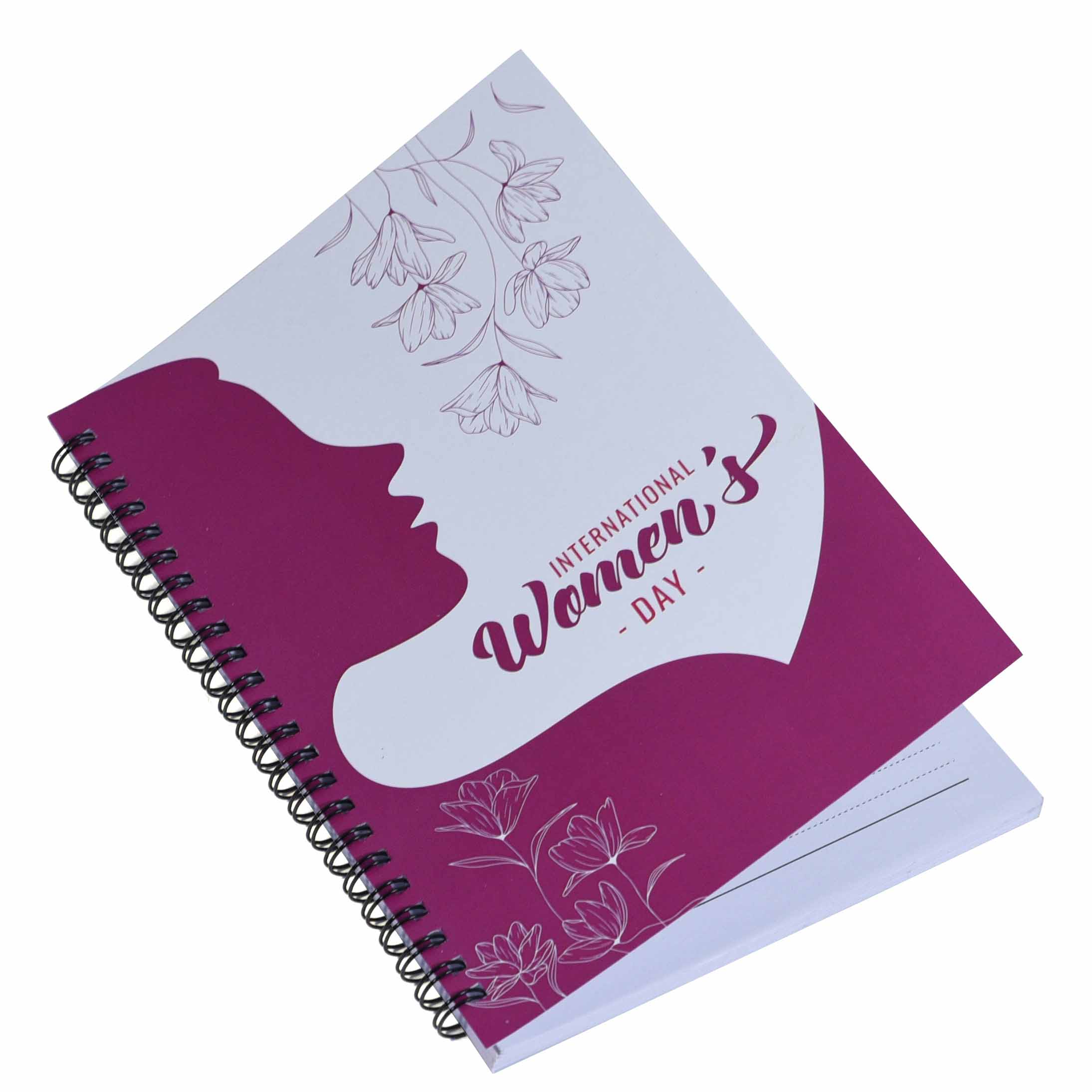 A5 Notebook - Womens Day Lady (Pack of 3)